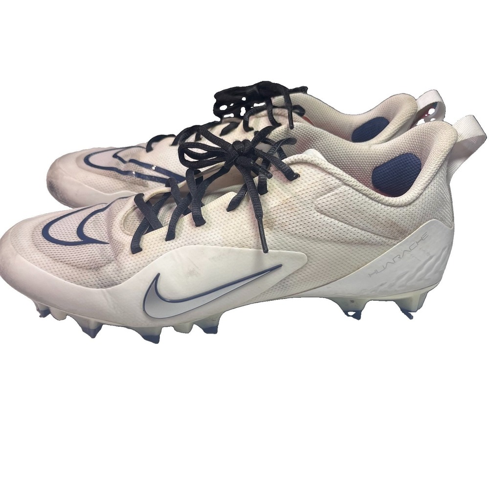 Nike Alpha Huarache 8 Pro LAX Lacrosse White Cleats CW4439-101 Mens Size 11
